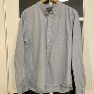 L.L. Bean Signature Broadcloth Shirt, Size Large